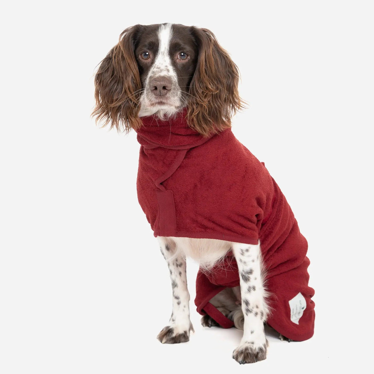 Classic Dog Drying Coat - Rosehip — view 5